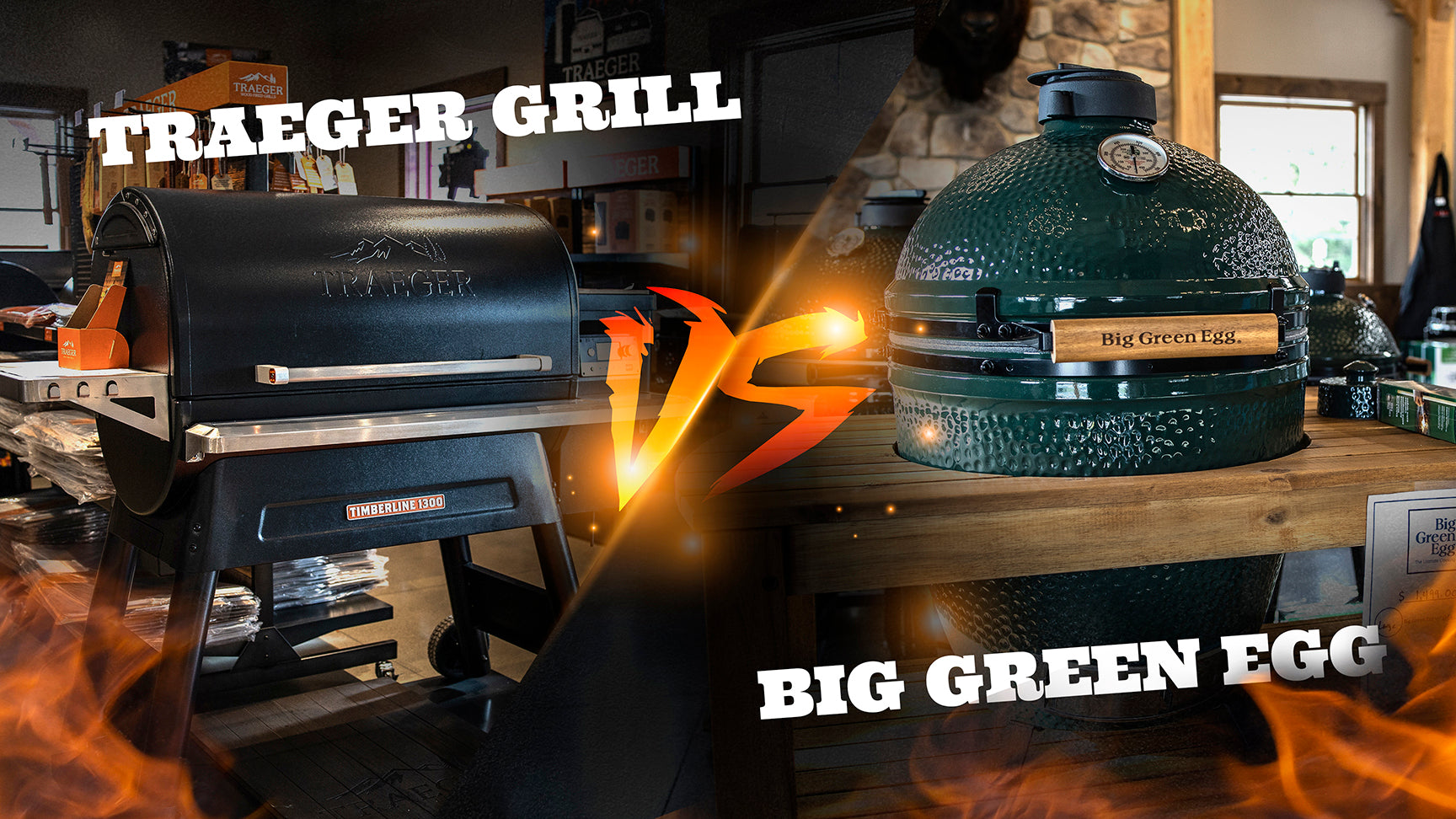The Traeger Grill VS The Big Green Egg – The Bearded Butchers