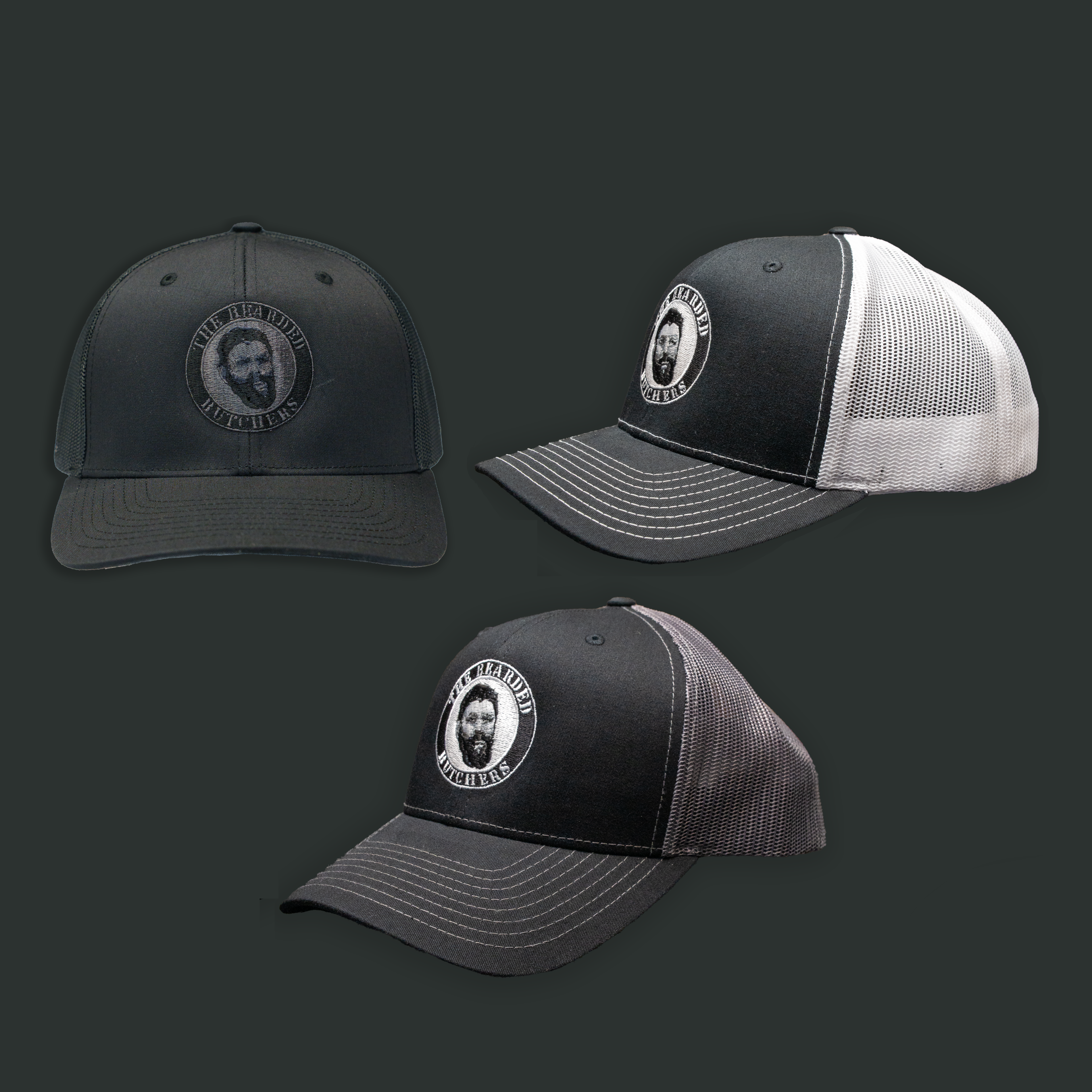The Bearded Butchers Snap-Back Trucker Hat - Richardson 112
