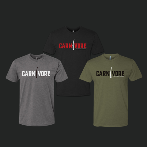 Three Carnivore T Shirts