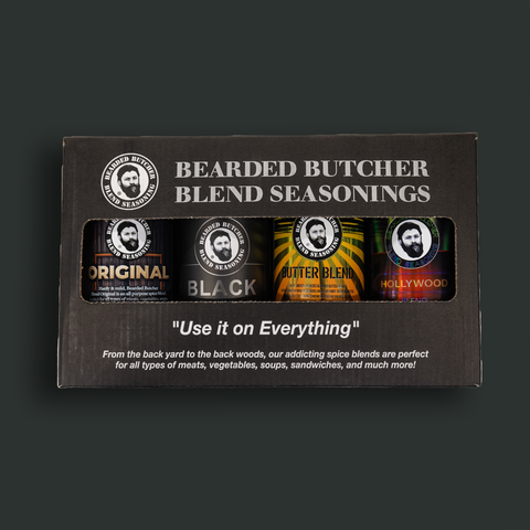 4 Pack of Bearded Butcher Blend Seasoning Shakers