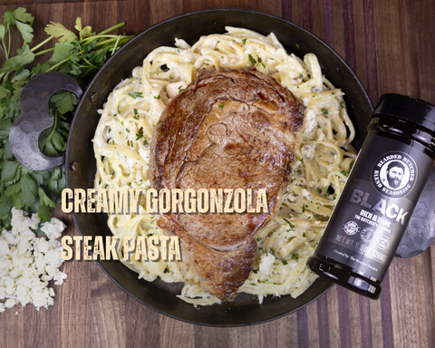 Creamy Gorgonzola Steak Pasta