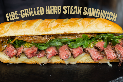 Fire-Grilled Herb Steak Sandwich