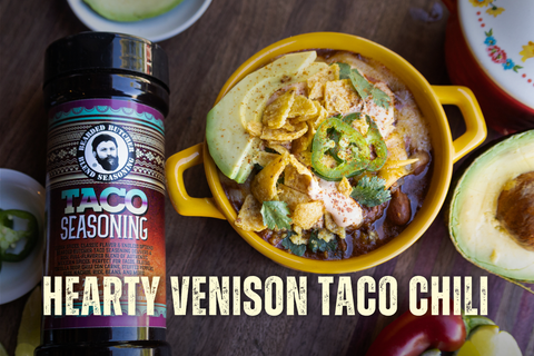 Hearty Venison Taco Chili