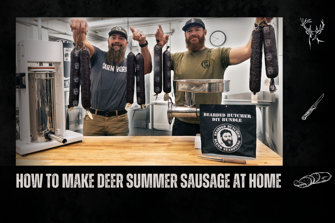 How to Make Deer Summer Sausage at Home The Bearded Butchers