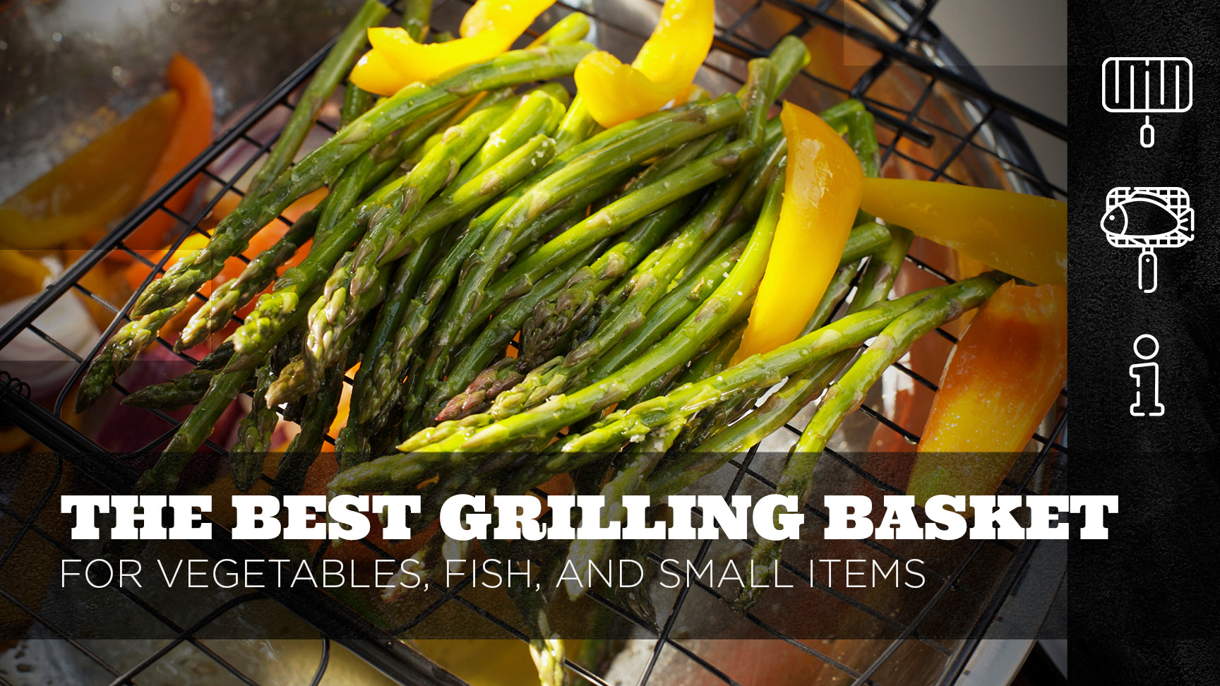 best grill veggie and fish accessories Basket, Heavy Duty Stainless Steel Grilling Basket with Removable Wooden Handle & Bonus Basting Brush, BBQ for Outdoor Camping Picnic, Cook Whole Fish, Seafood, Vegetables : Patio, Lawn even while wearing grill mitts Yukon Glory BBQ N Serve