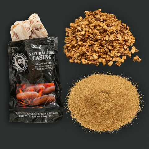 Apple Cinnamon Bratwurst DIY Kit w/ Natural Hog Casings