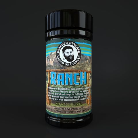 Front of Bearded Butcher Ranch Seasoning