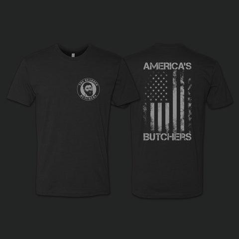 America's Butchers T-shirts w/ Small Chest Logo – The Bearded Butchers