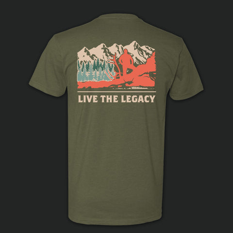 Live the Legacy Mountain Landscape T-Shirts