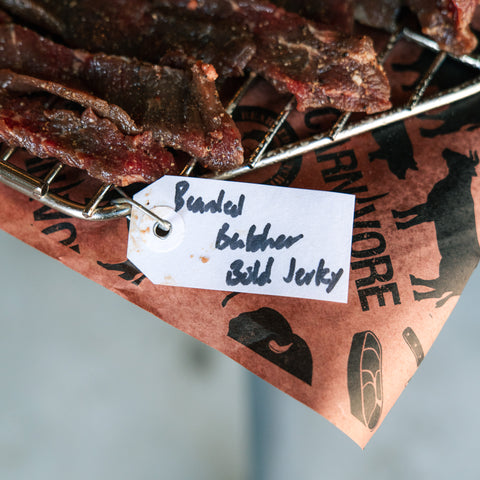 Bearded Butcher Bold Blend Jerky Seasoning & Natural Cure Kit for 10 lbs