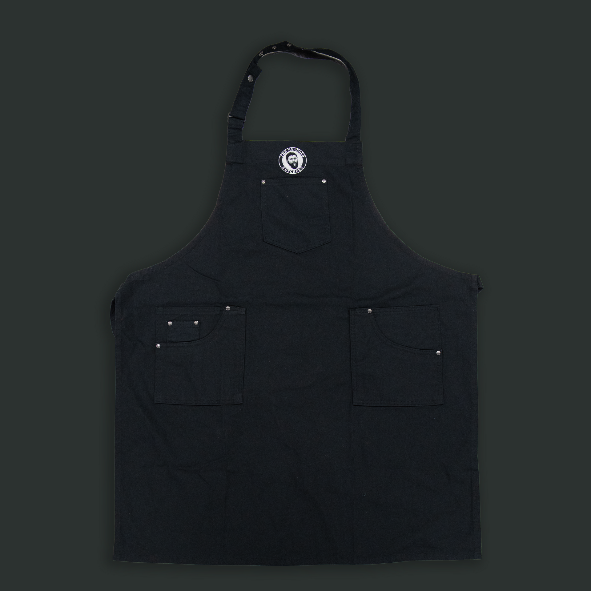 The Bearded Butchers Black Apron The Bearded Butchers Black Apron