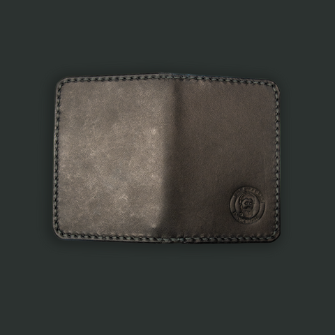 Bearded Butchers Full Grain Black Leather Wallet