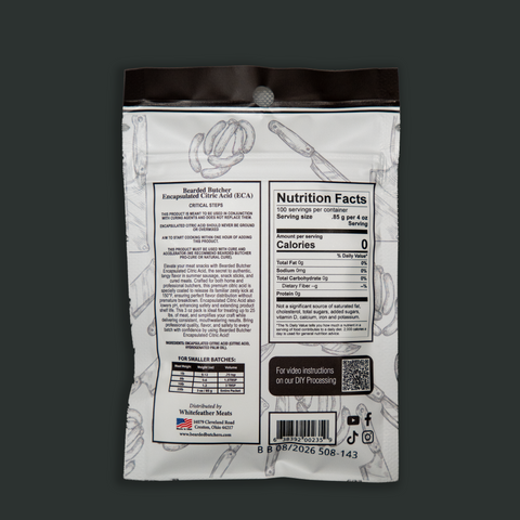 Encapsulated Citric Acid 60% - (Non-GMO) 3oz pack