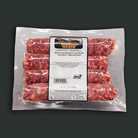 St. Paddy's Day Beef and Pork Bratwurst 12 Pack