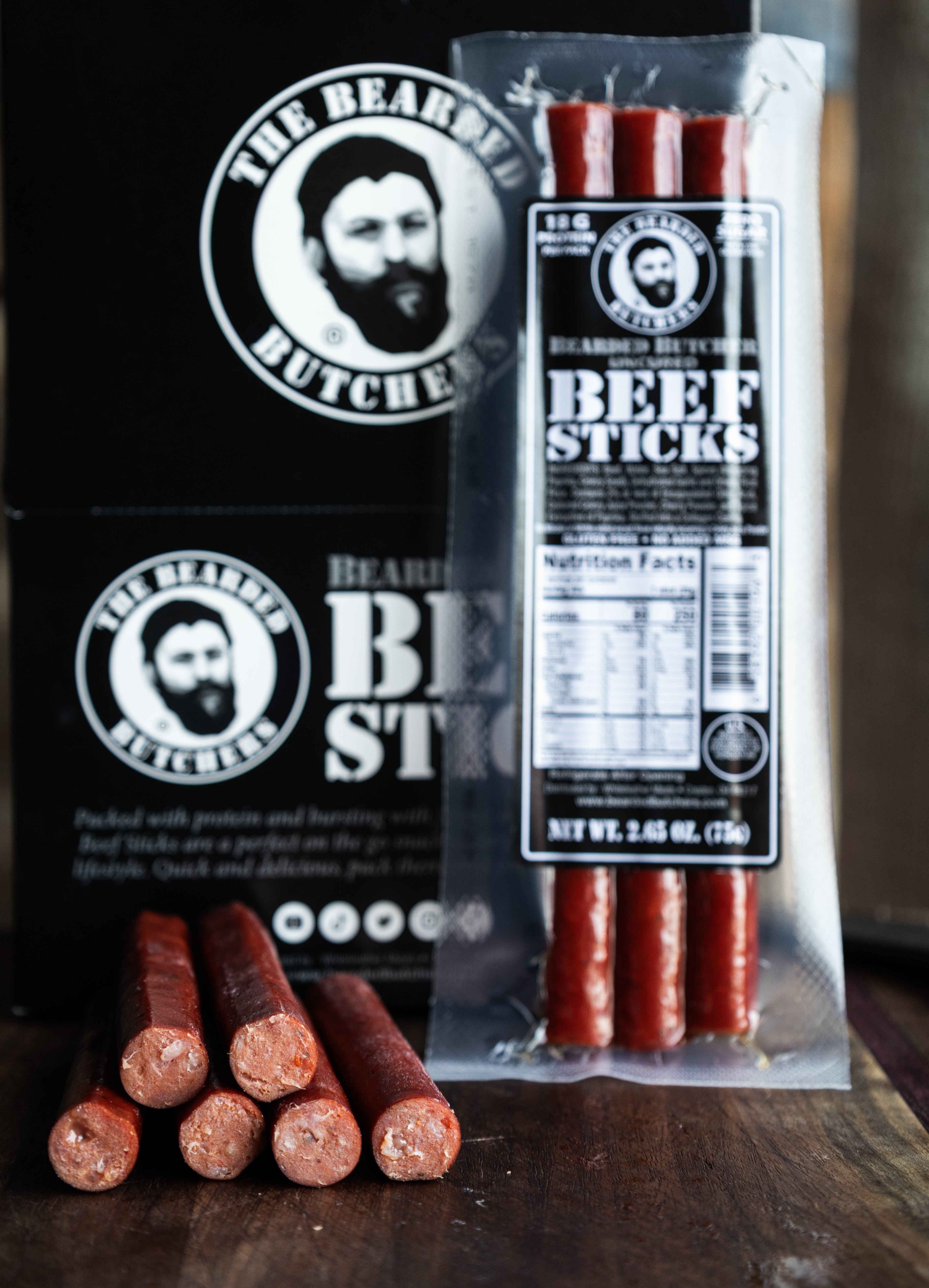 Bearded Butcher Beef Sticks 2.65oz – The Bearded Butchers