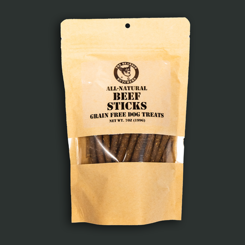 The Bearded Butchers Bearded Butcher Dog Treats - Beef Sticks 7 oz. — product image