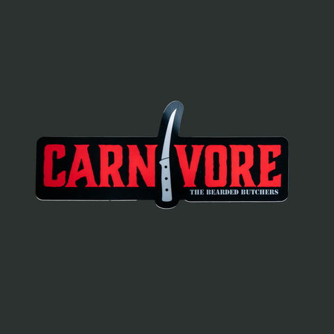 Carnivore Bumper Sticker 7.5"