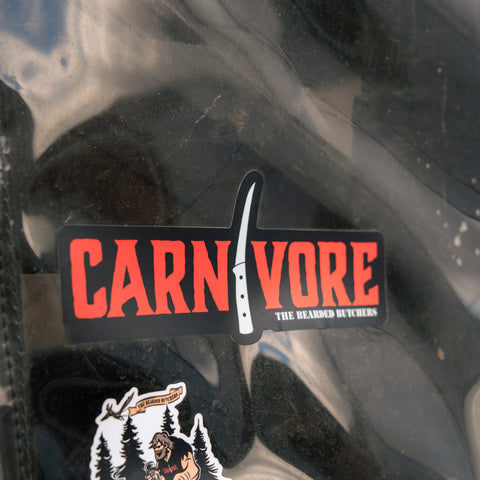 Carnivore Bumper Sticker 7.5"