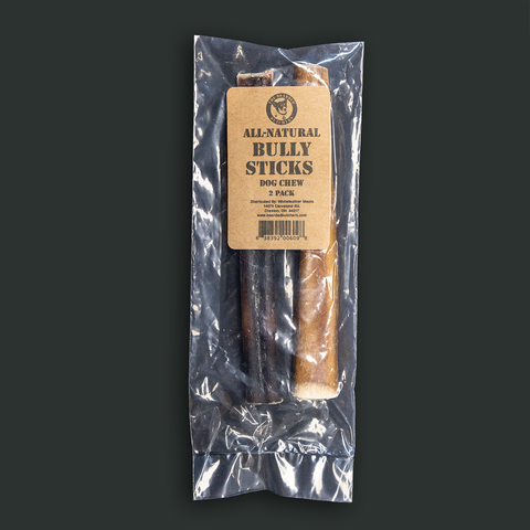 Dog Treat Chew - Bully Stick 6" 2 pack
