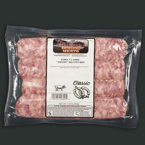 Bearded Butcher Pork Bratwursts - 1lb Pack