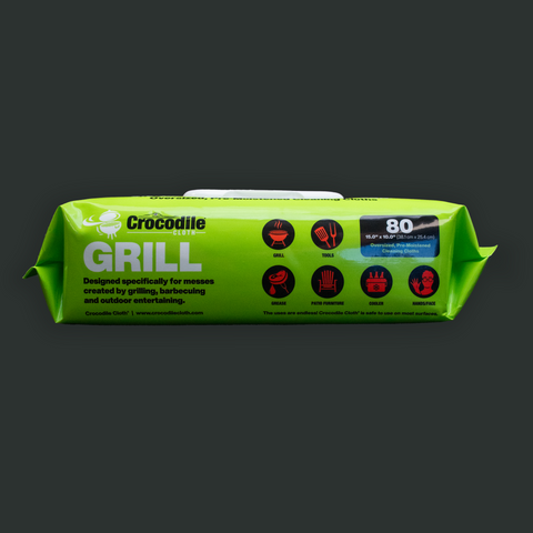 Crocodile Cloth Grill Wipes 80CT