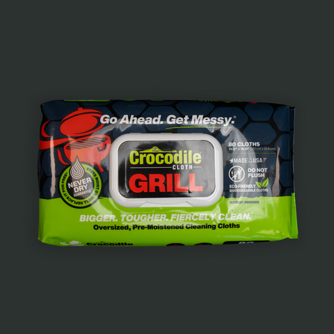 Crocodile Cloth Grill Wipes 80CT