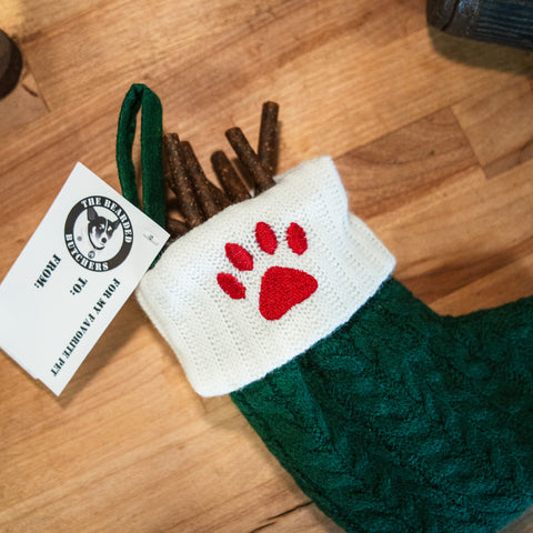 Dog Treat Beef Sticks Christmas Stocking - 5oz
