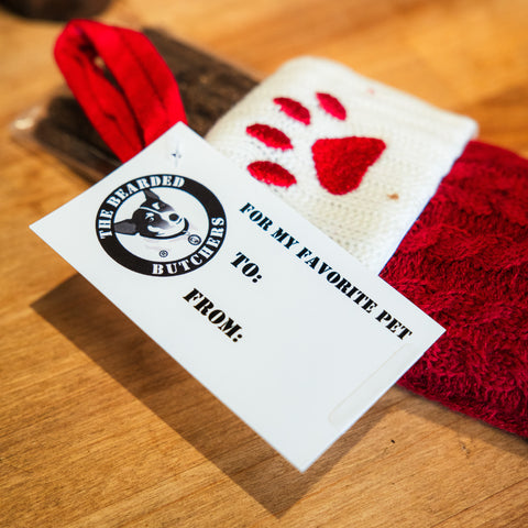 Dog Treat Beef Sticks Christmas Stocking - 5oz