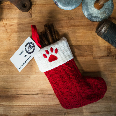 Dog Treat Beef Sticks Christmas Stocking - 5oz