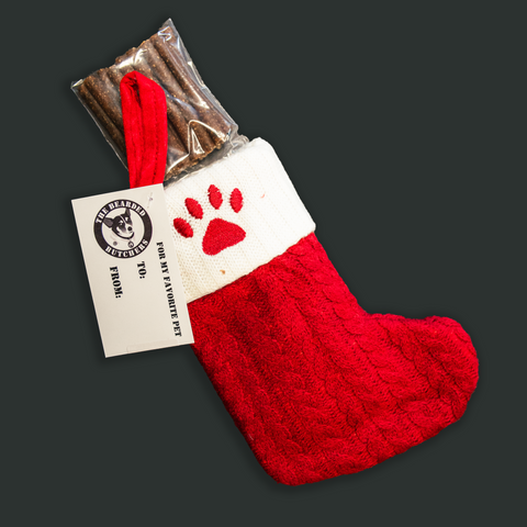 Dog Treat Beef Sticks Christmas Stocking - 5oz