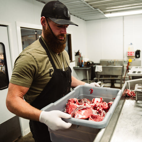 Bearded Butchers 50 lb Poly Meat Lug and Lid Combo