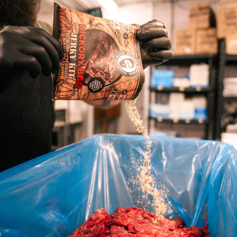 Hickory BBQ Jerky Seasoning & Natural Cure Kit for 10 lbs