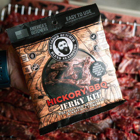 Hickory BBQ Jerky Seasoning & Natural Cure Kit for 10 lbs