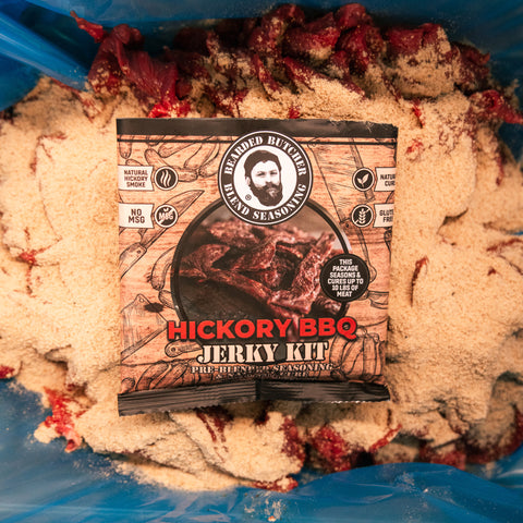 Hickory BBQ Jerky Seasoning & Natural Cure Kit for 10 lbs