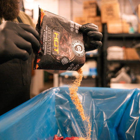 Bearded Butcher Hot Jerky Seasoning & Natural Cure Kit for 10 lbs