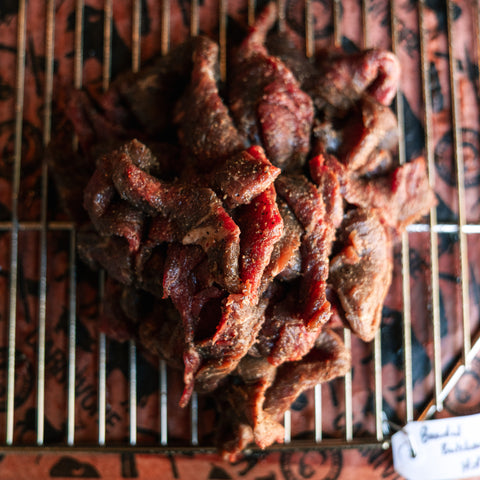 Bearded Butcher Hot Jerky Seasoning & Natural Cure Kit for 10 lbs