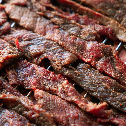 Bearded Butcher Hot Jerky Seasoning & Natural Cure Kit for 10 lbs