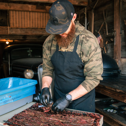Bearded Butcher Hot Jerky Seasoning & Natural Cure Kit for 10 lbs