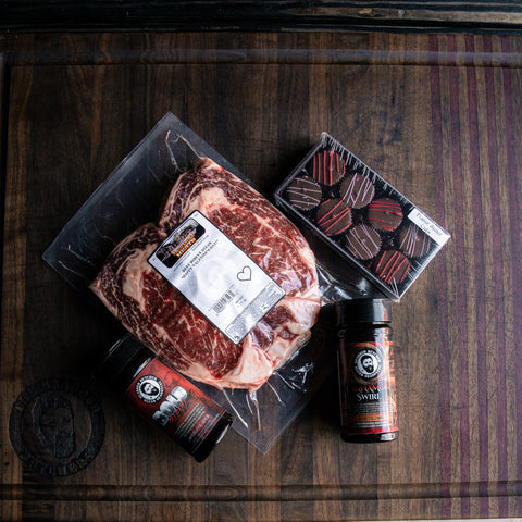 Valentines Day Heart-Shaped Ribeye Bundle