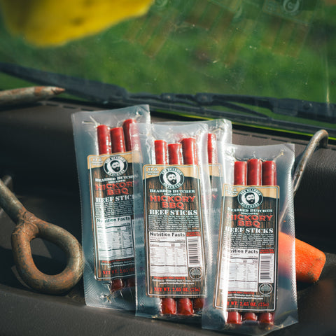 Bearded Butcher 2.65oz Beef Stick 8 Count Variety Pack