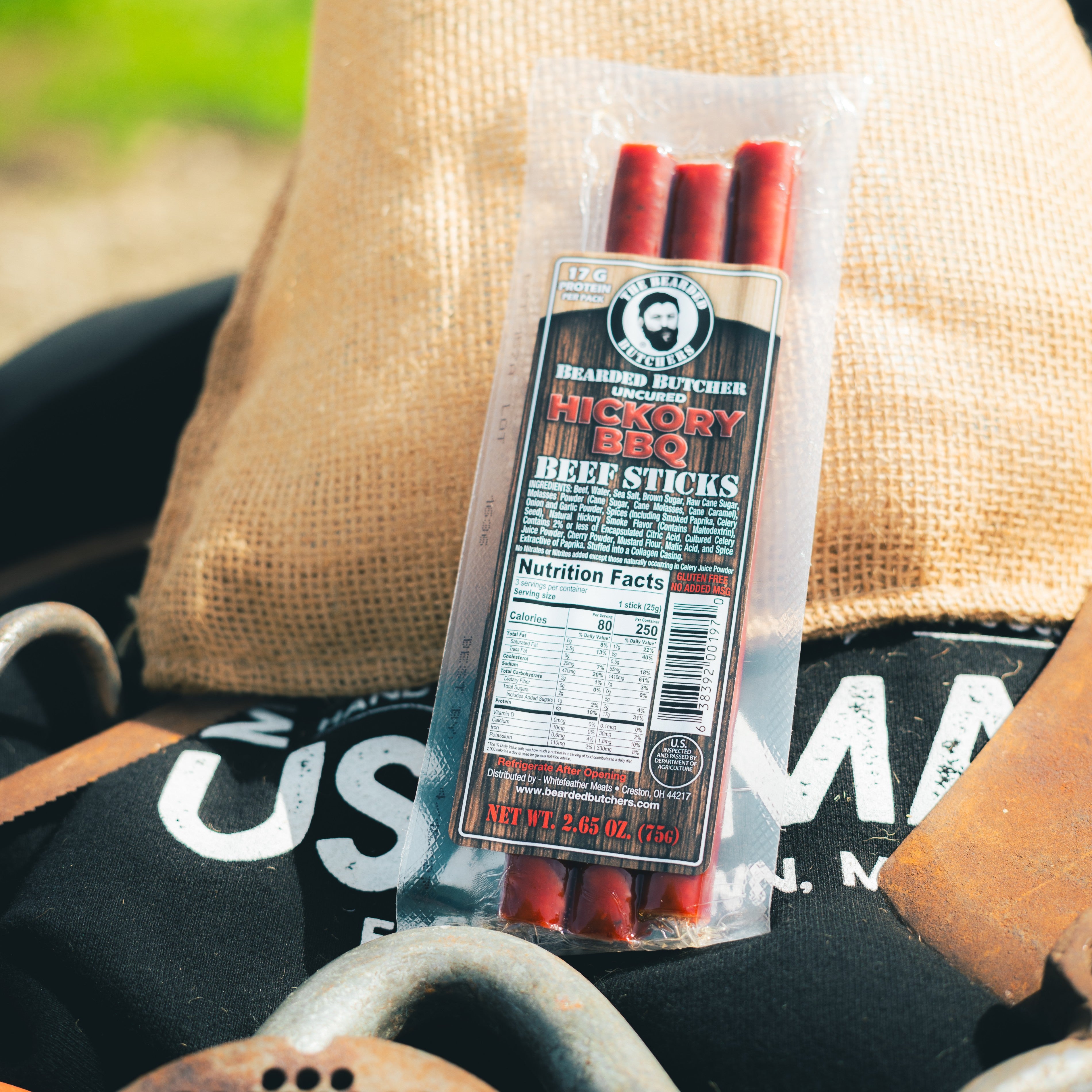 Bearded Butcher 2.65oz Beef Stick 8 Count Variety Pack – The