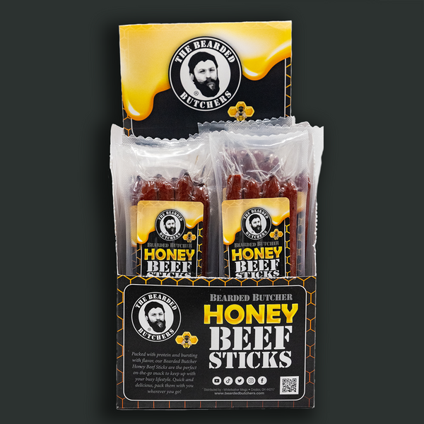 Bearded Butcher Honey Beef Sticks 3.5oz - Case of 12 – The Bearded