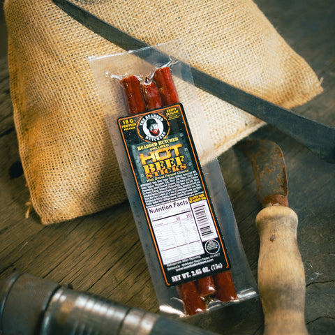Bearded Butcher 2.65oz Beef Stick 8 Count Variety Pack
