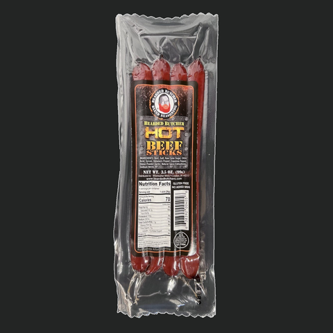 Bearded Butcher 3.5oz Beef Stick 8 Count Variety Pack