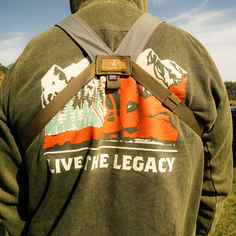 Live the Legacy Mountain Landscape Hooded Sweatshirts