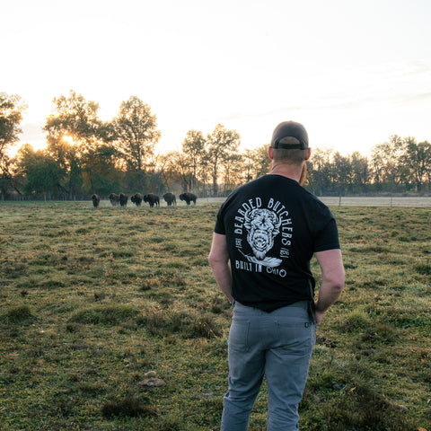 Bearded Butchers Bison Head T-Shirt