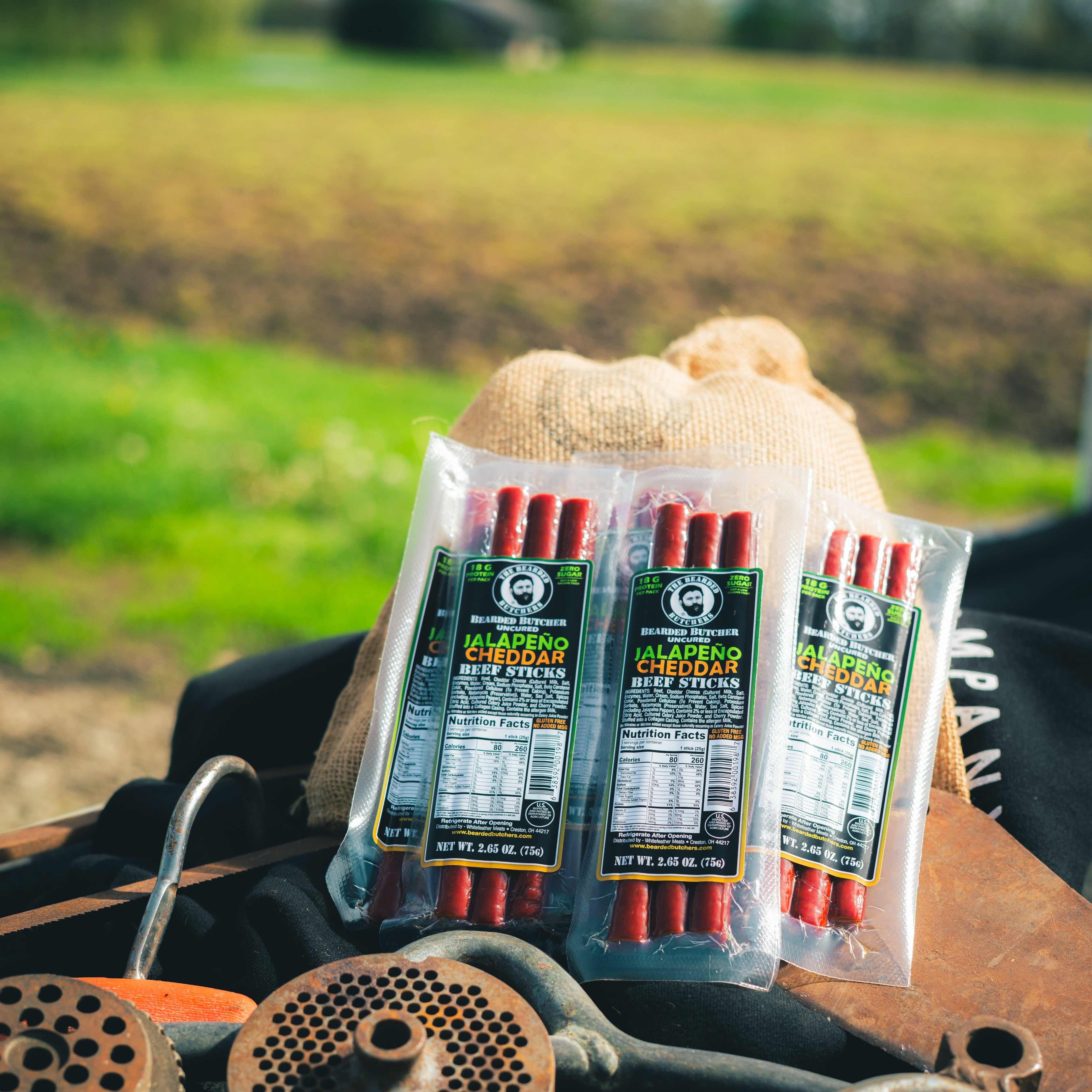 Bearded Butcher Jalapeno Cheddar Beef Sticks 2.65oz – The Bearded