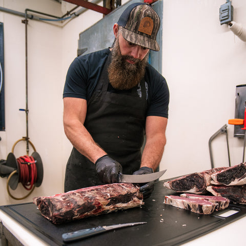 Bearded Butcher Black 48" XL Cutting Board