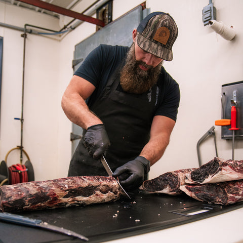 Bearded Butcher Black 48" XL Cutting Board