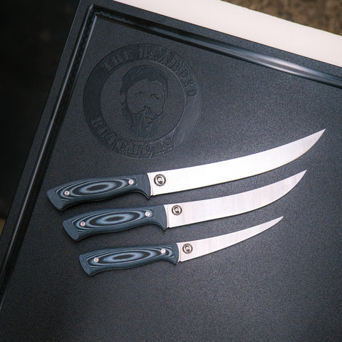 Bearded Butcher Black 48" XL Cutting Board